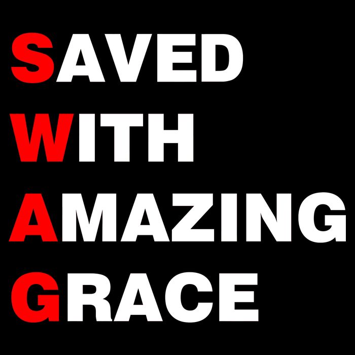 Swag Saved With Amazing Grace Long Sleeve Shirt