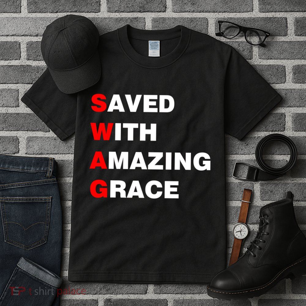 Swag Saved With Amazing Grace Tall T-Shirt