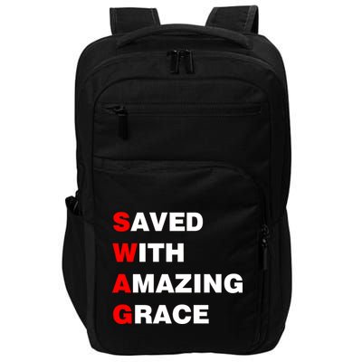Swag Saved With Amazing Grace Impact Tech Backpack