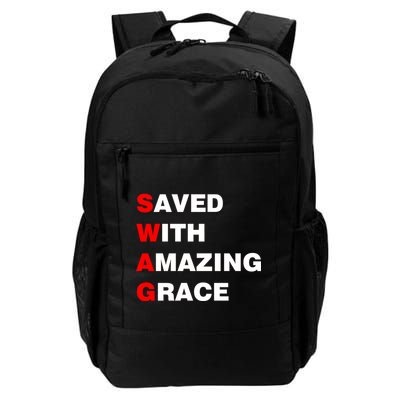 Swag Saved With Amazing Grace Backpack