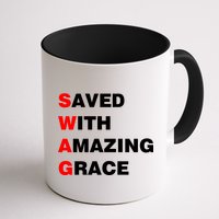 Swag Saved With Amazing Grace Mug
