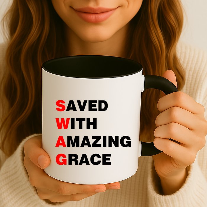 Swag Saved With Amazing Grace Mug