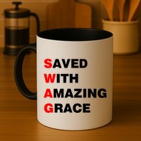 Swag Saved With Amazing Grace Mug
