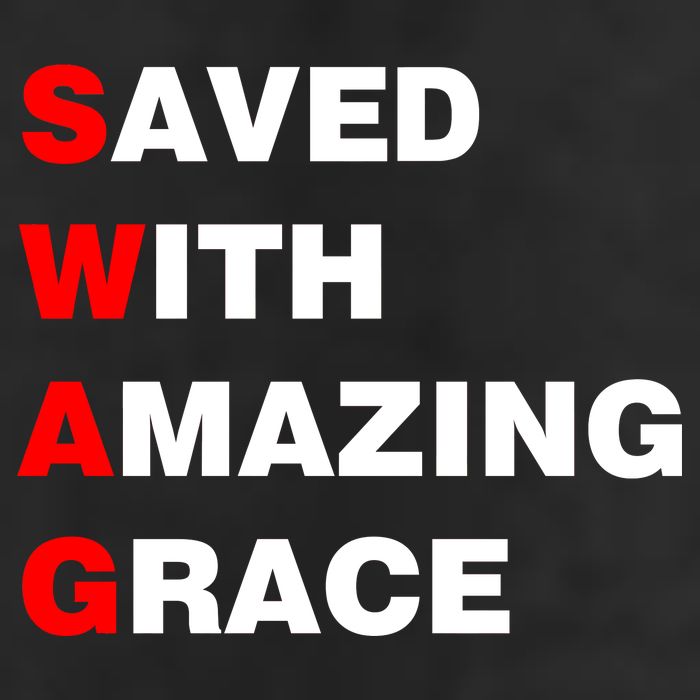 Swag Saved With Amazing Grace Golf Towel