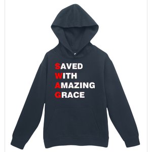 Swag Saved With Amazing Grace Urban Pullover Hoodie