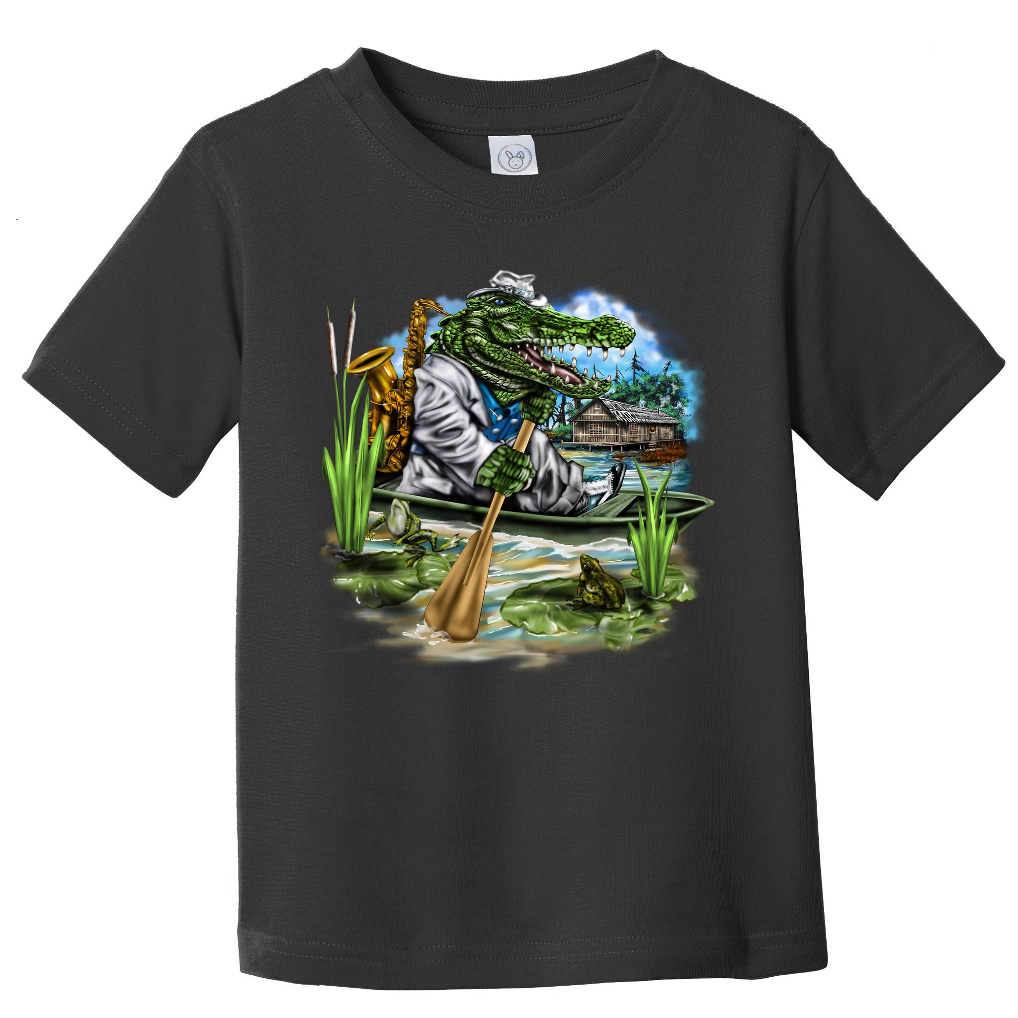 Swamp Gator With A trumpet Toddler T-Shirt