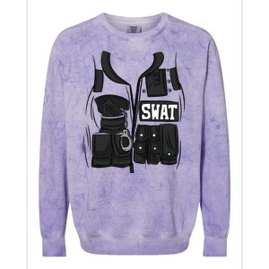 Swat Vest Uniform Colorblast Crewneck Sweatshirt