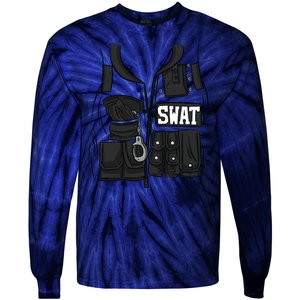 Swat Vest Uniform Tie-Dye Long Sleeve Shirt