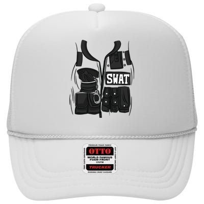 Swat Vest Uniform High Crown Mesh Back Trucker Hat