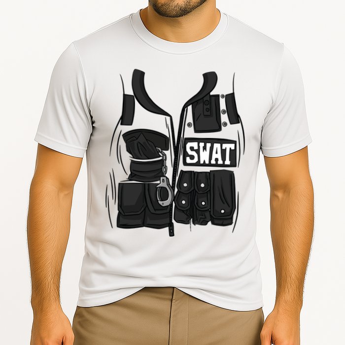 Swat Vest Uniform Cooling Performance Crew T-Shirt