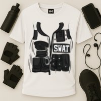 Swat Vest Uniform Cooling Performance Crew T-Shirt