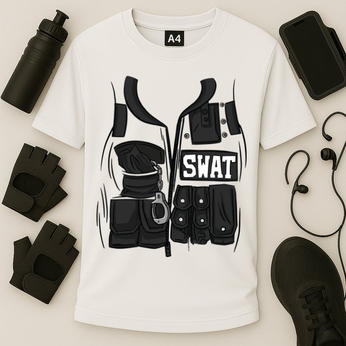 Swat Vest Uniform Cooling Performance Crew T-Shirt