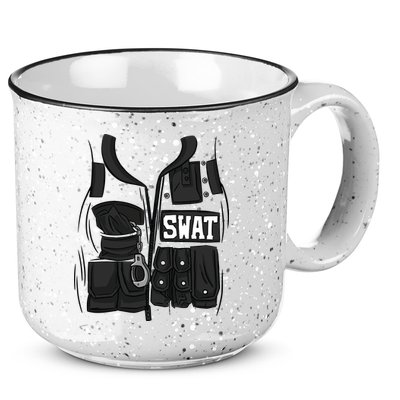 Swat Vest Uniform 15oz Campfire Ceramic Mug