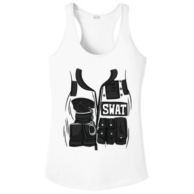 Swat Vest Uniform Ladies PosiCharge Competitor Racerback Tank