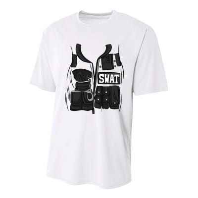 Swat Vest Uniform Youth Performance Sprint T-Shirt