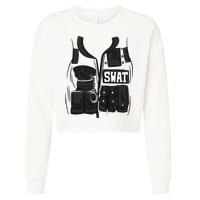 Swat Vest Uniform Cropped Pullover Crew