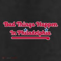 Shoenice Wearing Bad Things Happen In Philadelphia Cool Comfort Performance Bucket Hat