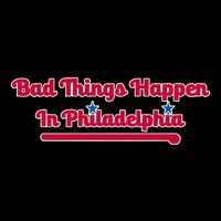 Shoenice Wearing Bad Things Happen In Philadelphia Backpack