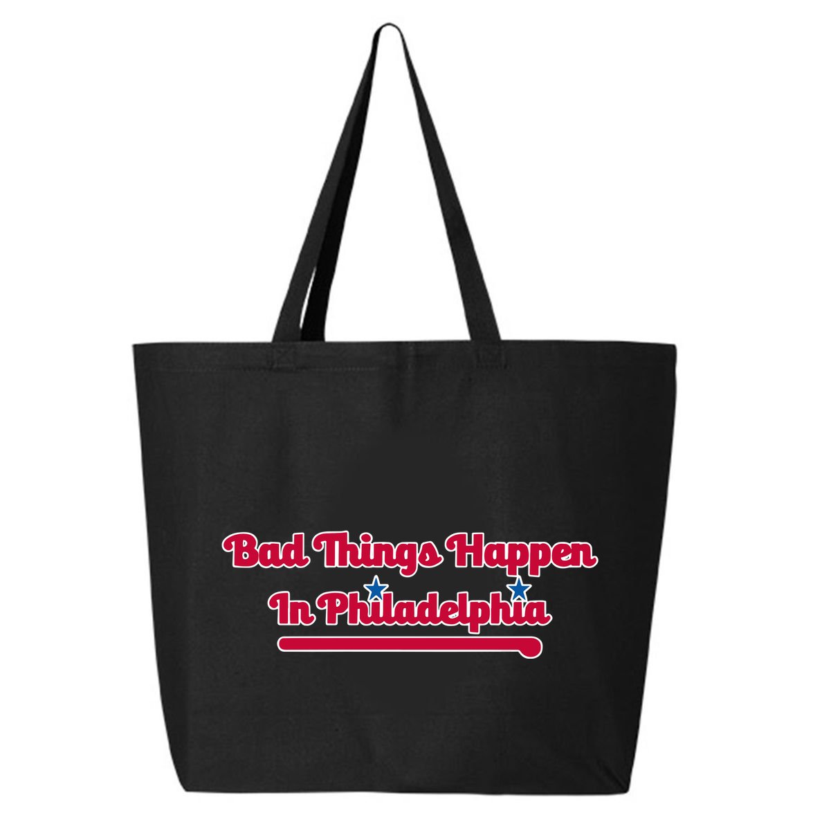 Shoenice Wearing Bad Things Happen In Philadelphia 25L Jumbo Tote