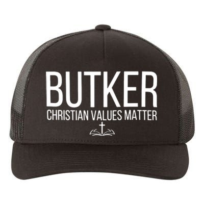 Stand With Butker Yupoong Adult 5-Panel Trucker Hat