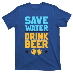 Save Water Beer Sarcastic Craft Retro Design Gift T-Shirt