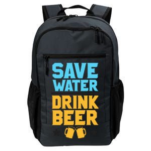 Save Water Beer Sarcastic Craft Retro Design Gift Daily Commute Backpack