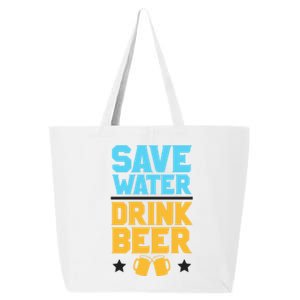 Save Water Beer Sarcastic Craft Retro Design Gift 25L Jumbo Tote