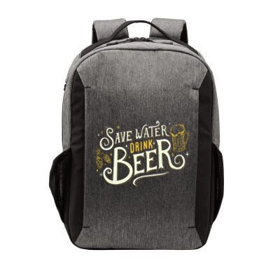 Save Water Beer Gift Beer Alcohol Party Funny Pub Cool Gift Vector Backpack