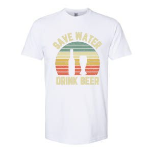 Save Water Beer Cool Gift Retro Funny Beer Gift Softstyle CVC T-Shirt