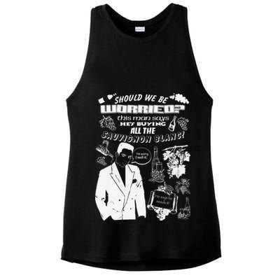 Sould We Be Worried This Man Says Hes Buying All The Suave Blanc Ladies PosiCharge Tri-Blend Wicking Tank