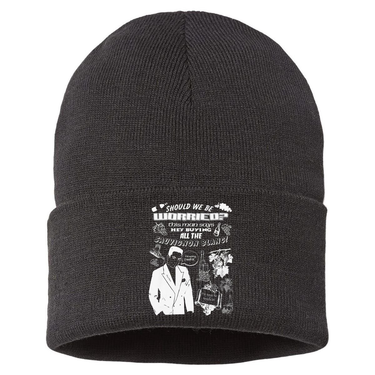 Sould We Be Worried This Man Says Hes Buying All The Suave Blanc Sustainable Knit Beanie