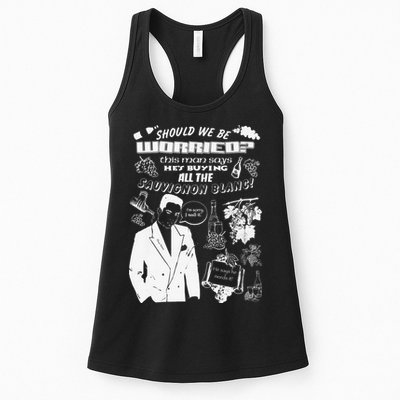 Sould We Be Worried This Man Says Hes Buying All The Suave Blanc Womens Tank Top