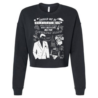 Sould We Be Worried This Man Says Hes Buying All The Suave Blanc Cropped Pullover Crew