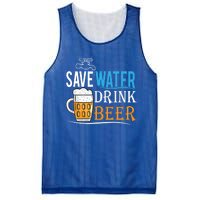 Save Water Beer Meaningful Gift Fun Message Cool Gift Mesh Reversible Basketball Jersey Tank