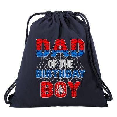 Spider Web Birthday Party Dad Of The Birthday Boy Drawstring Bag