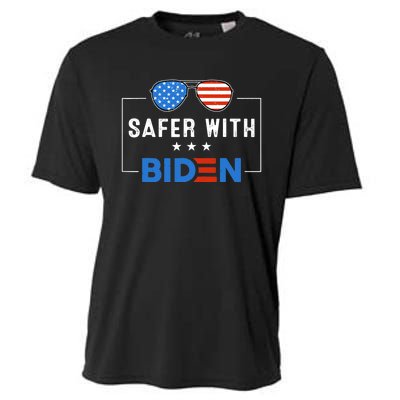 Safer With Biden Cooling Performance Crew T-Shirt