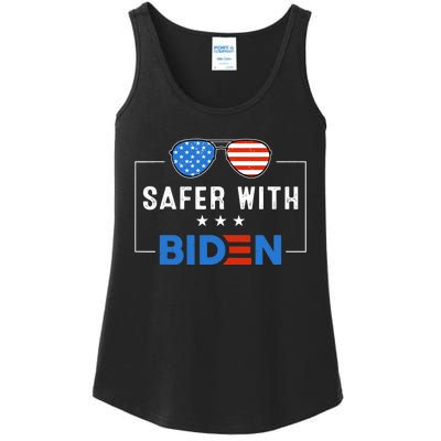 Safer With Biden Ladies Essential Tank