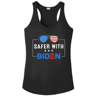 Safer With Biden Ladies PosiCharge Competitor Racerback Tank