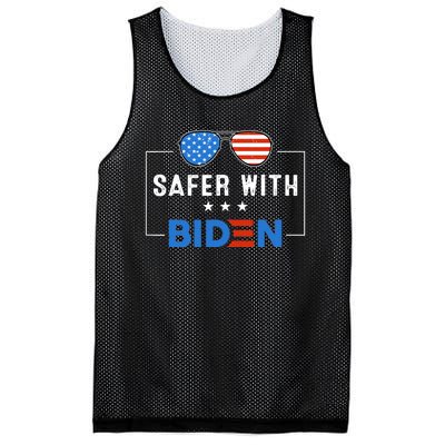 Safer With Biden Mesh Reversible Basketball Jersey Tank