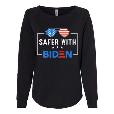 Safer With Biden Womens California Wash Sweatshirt