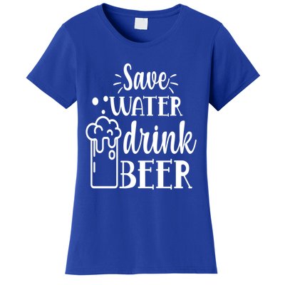 Save Water Beer With Pint Graphic Funny Gift Women's T-Shirt