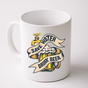 Save Water Beer Cute Ice Cold Beer Love Gift Cute Gift Coffee Mug