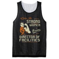 Strong Women Become Director Of Facilities Mesh Reversible Basketball Jersey Tank