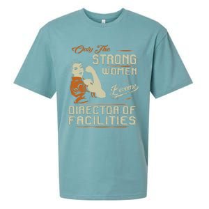 Strong Women Become Director Of Facilities Sueded Cloud Jersey T-Shirt