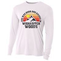 She Was Born And Raised In Wishabitch Woods Cooling Performance Long Sleeve Crew