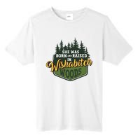 She Was Born And Raised In Wishabitch Woods Tall Fusion ChromaSoft Performance T-Shirt