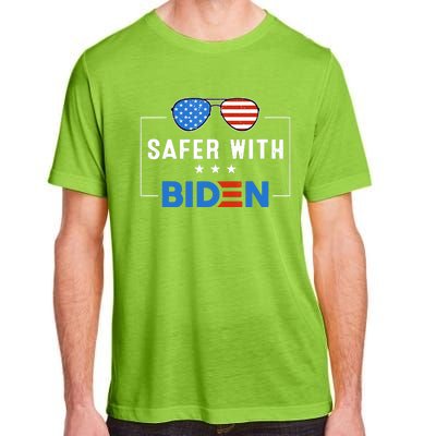 Safer With Biden Adult ChromaSoft Performance T-Shirt