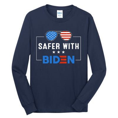 Safer With Biden Tall Long Sleeve T-Shirt