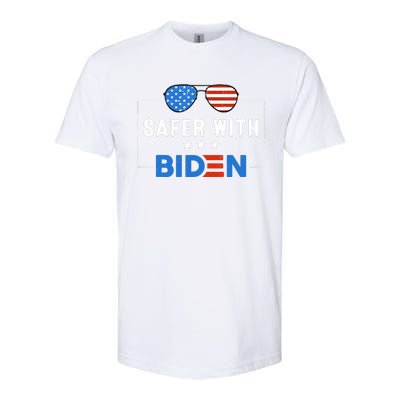 Safer With Biden Softstyle® CVC T-Shirt