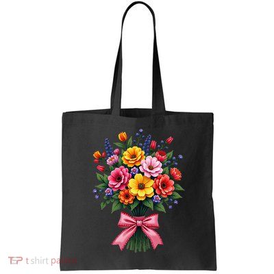 Spring Wildflower Bouquet Floral Arrangement Bag